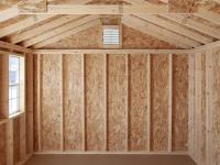 10x14 Peak Storage Shed Interior