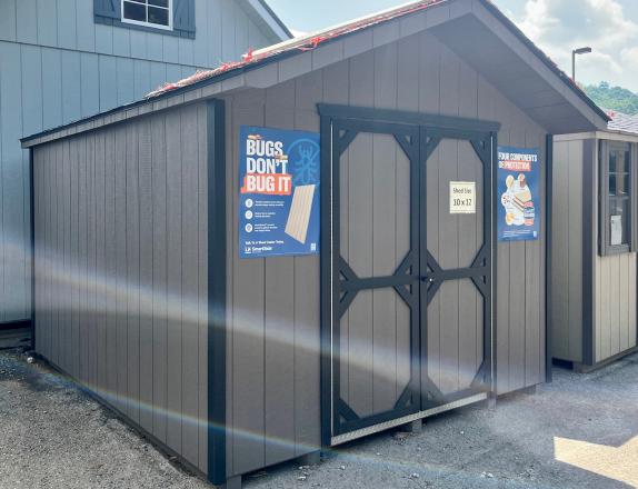 10x12' Front Peak Roof Shed