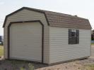 12x16 Dutch Barn Roof Portable Garage Building With Vinyl Siding and Loft Inside